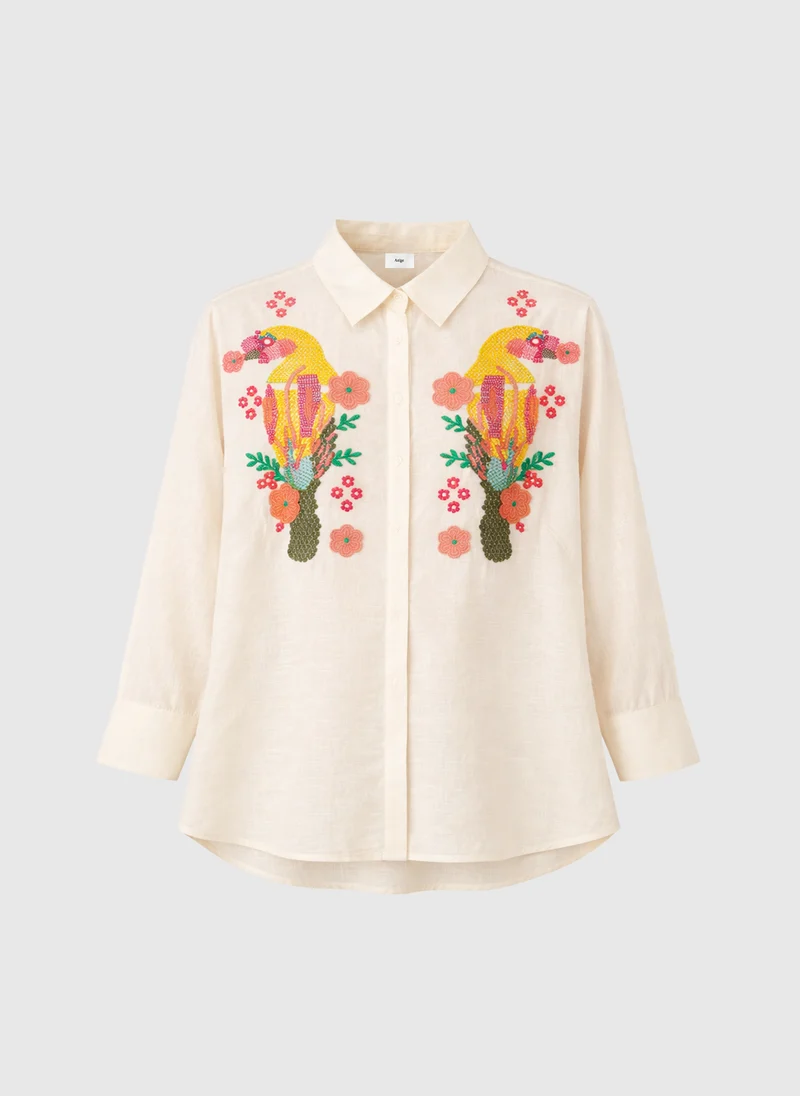 CHEMISE SHANNYLA écru