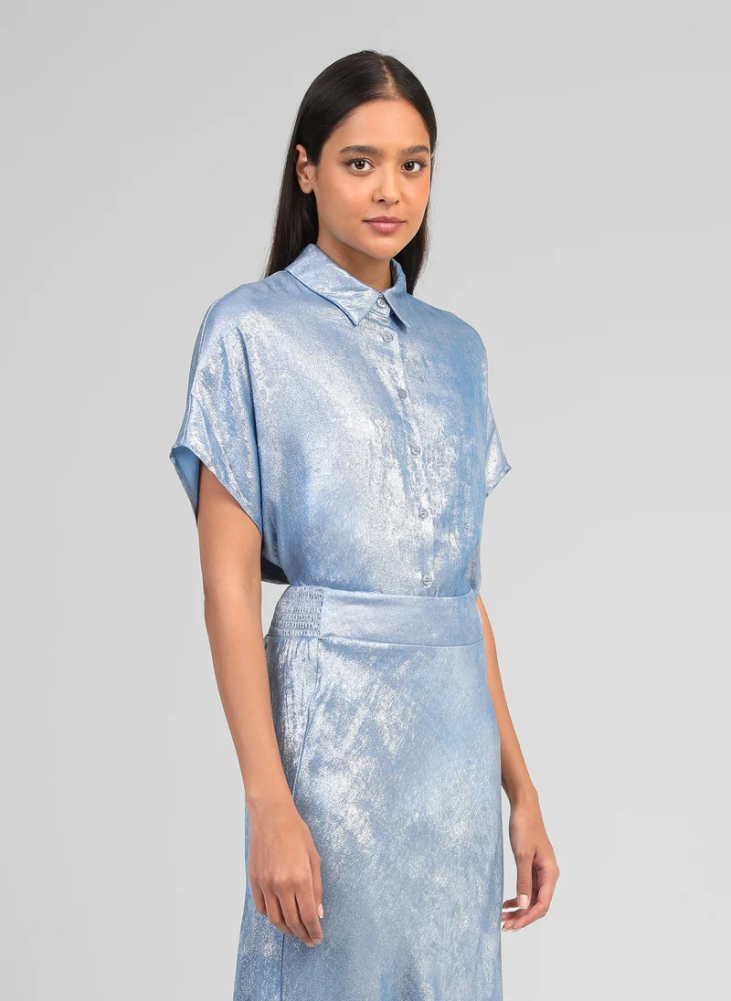 CHEMISE AMORYNA indigo