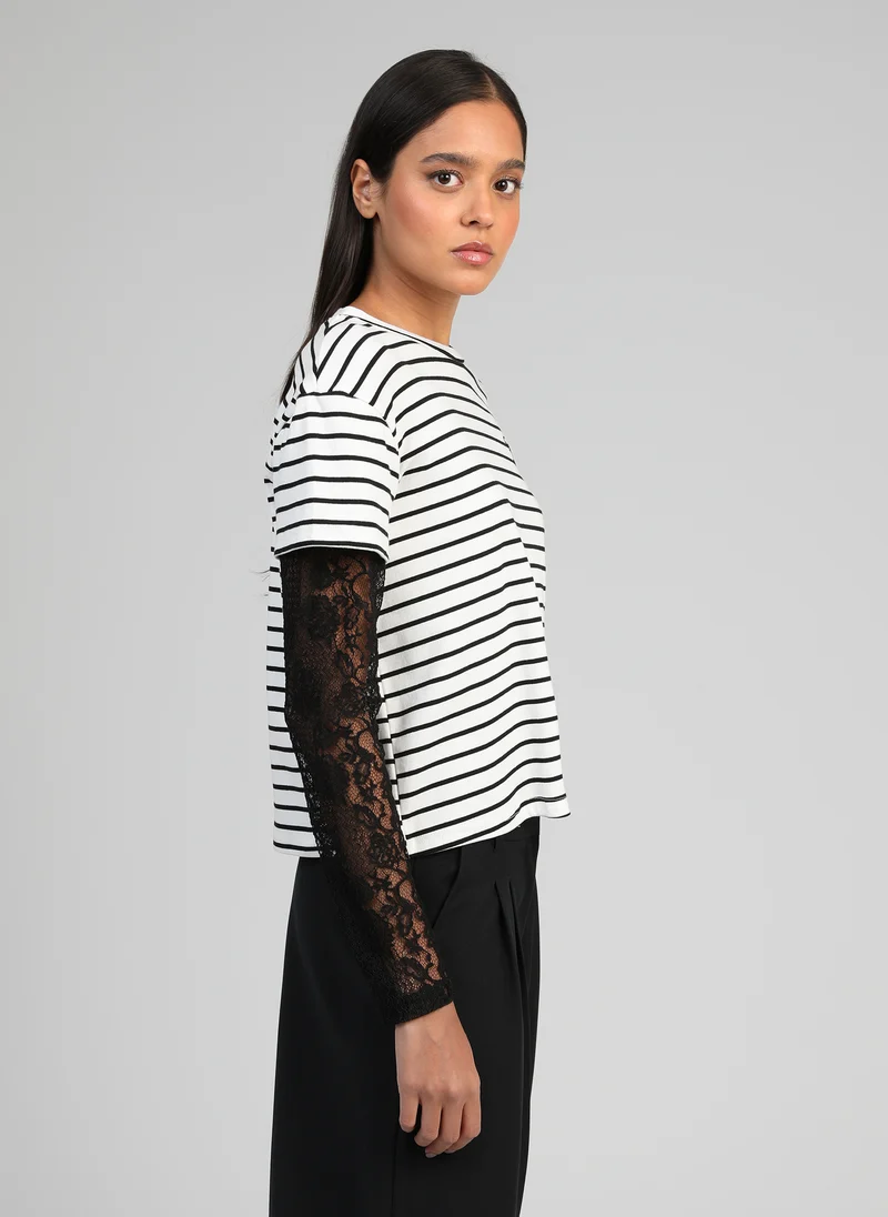 T-SHIRT AKELANE ecru