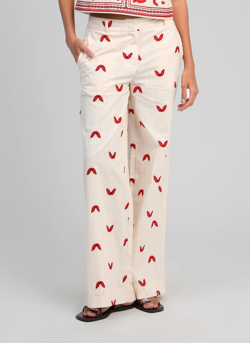PANTALON ROMILA ecru