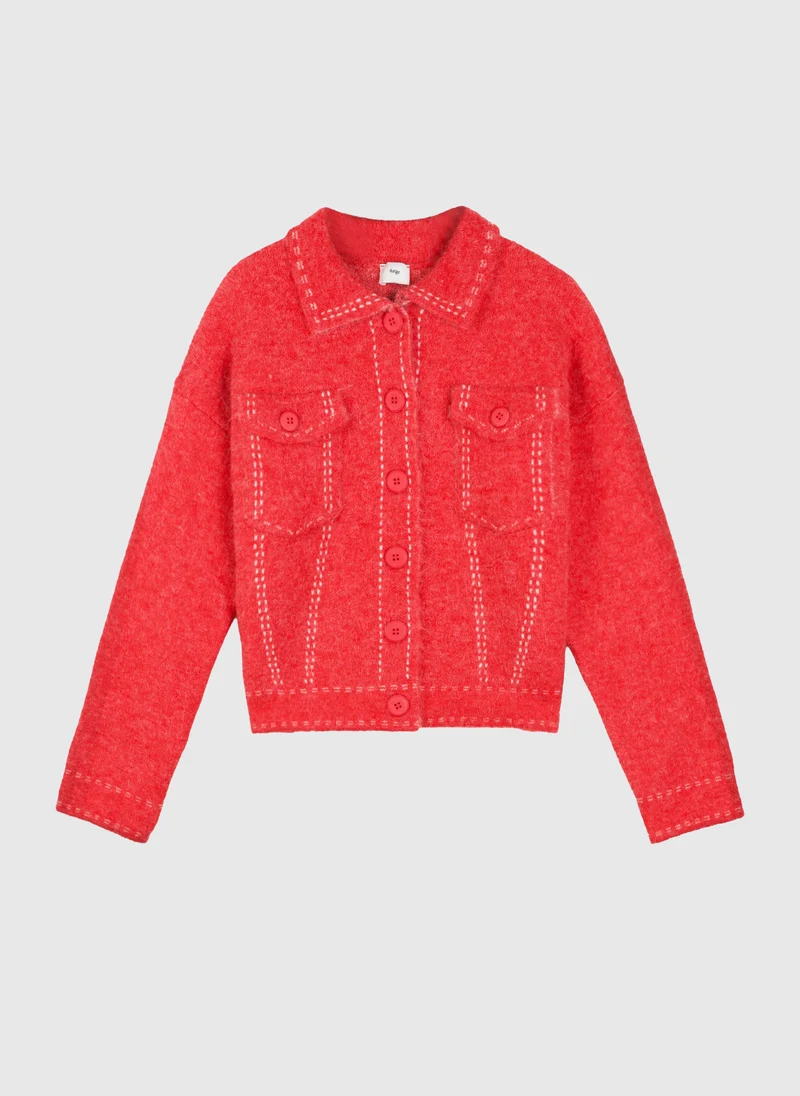 GILET LECODY coquelicot