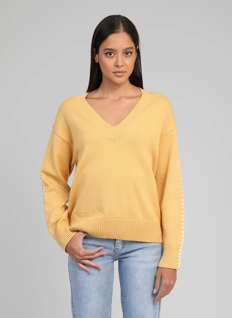 PULL NALEYA jaune