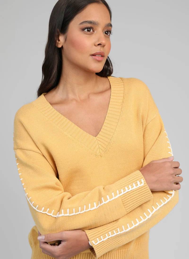 PULL NALEYA jaune