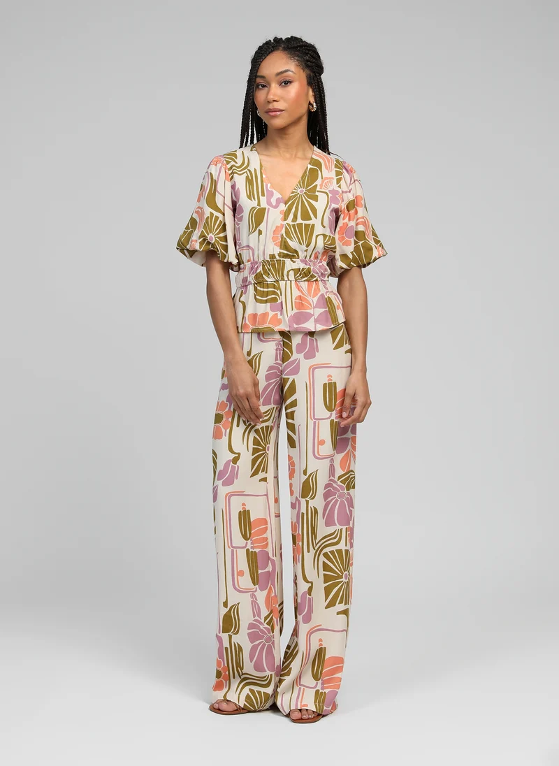 PANTALON PHOEBEE tima ecru