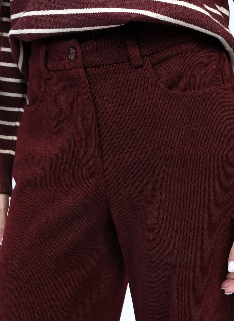 PANTALON PERDY wine