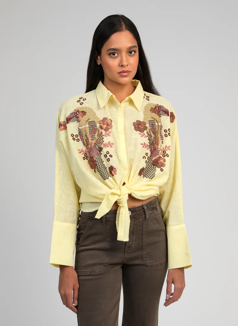 CHEMISE SHANNYLA jaune