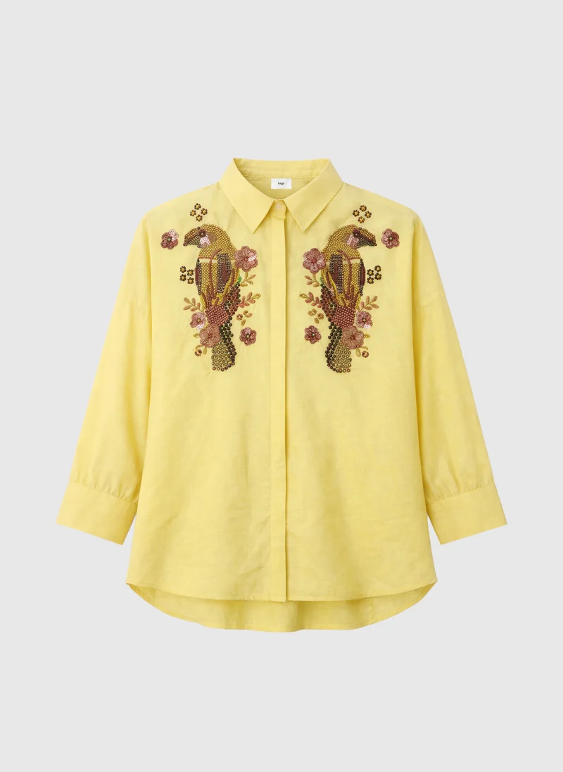 CHEMISE SHANNYLA jaune