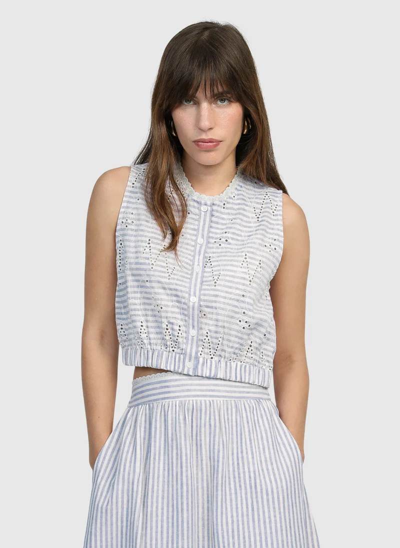 CHEMISE SALYTA bleu