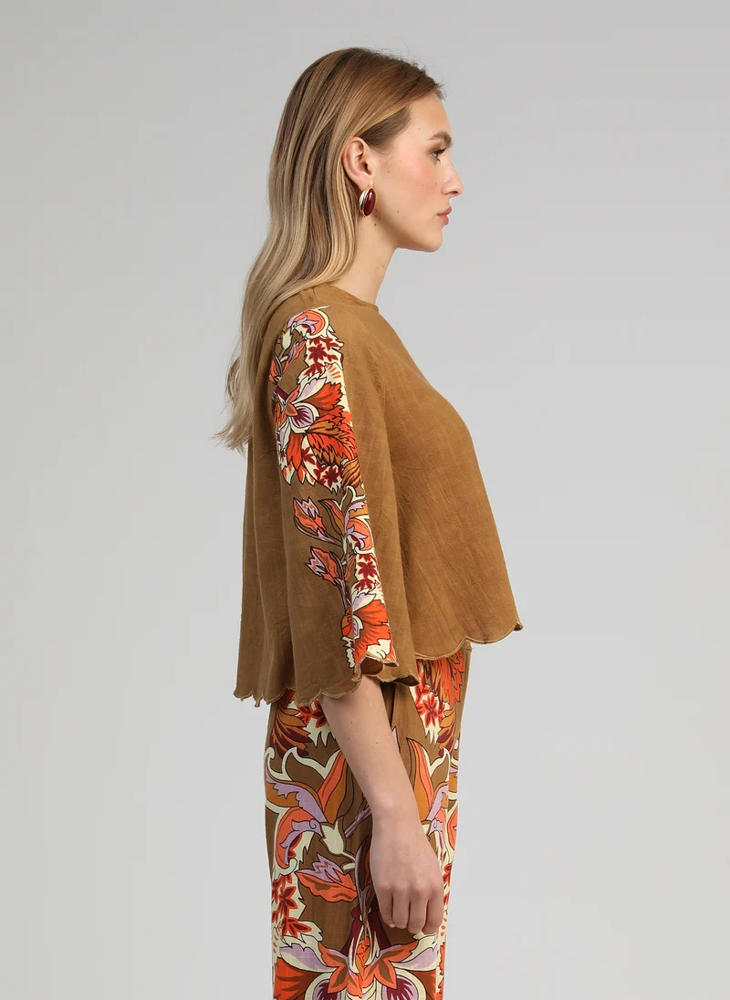 BLOUSE SEBY pachama olive