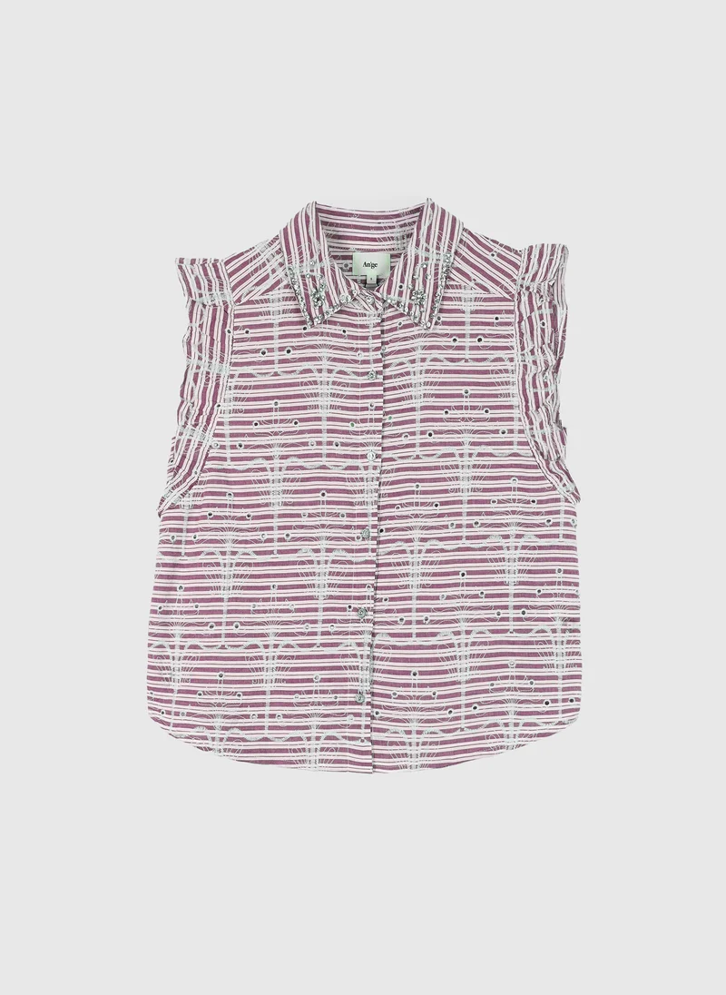 CHEMISE SENALY rouge