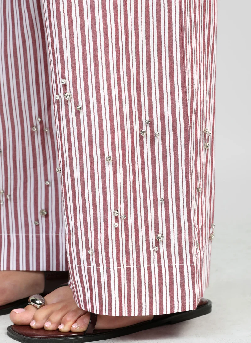 PANTALON RONALY rouge