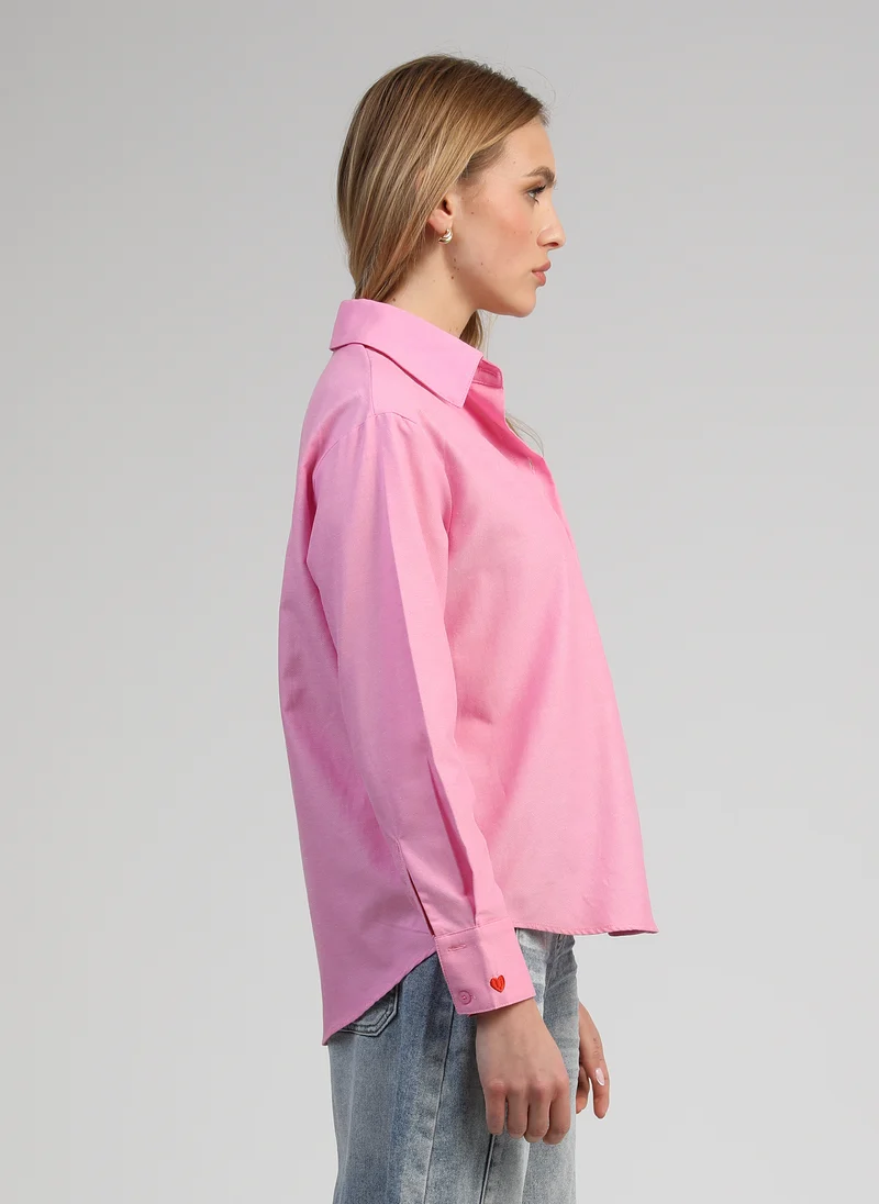 CHEMISE AIMALY rose