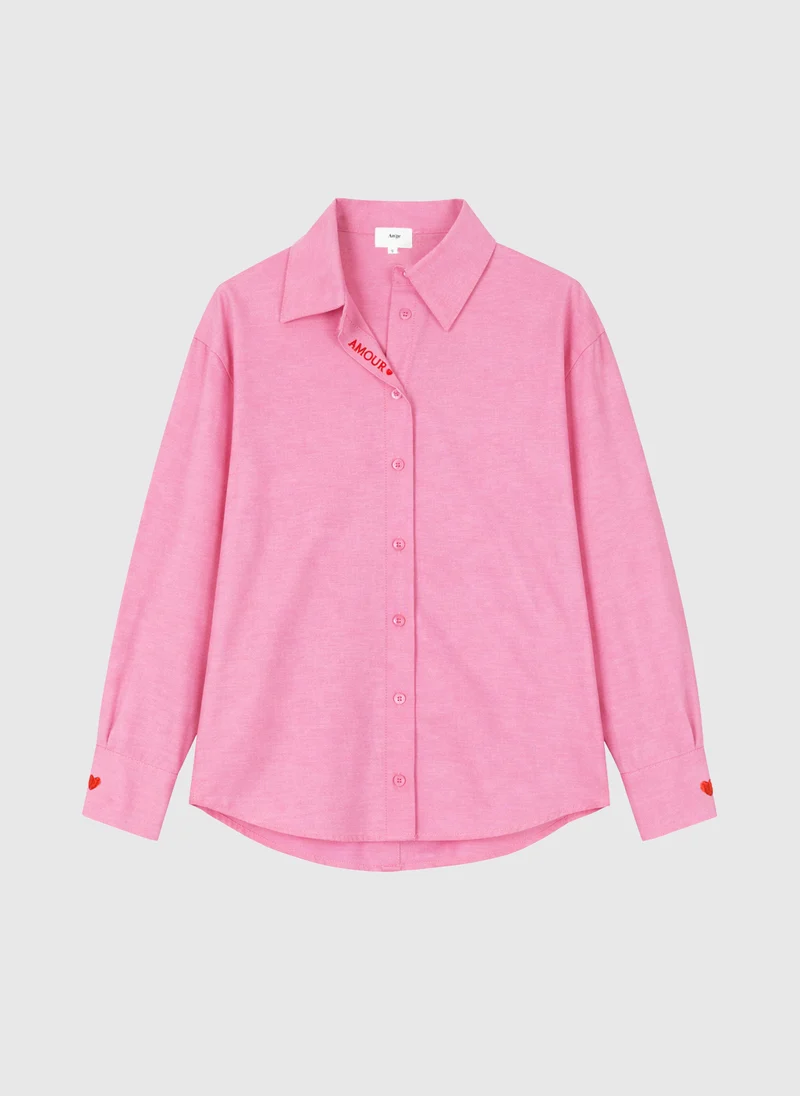 CHEMISE AIMALY rose