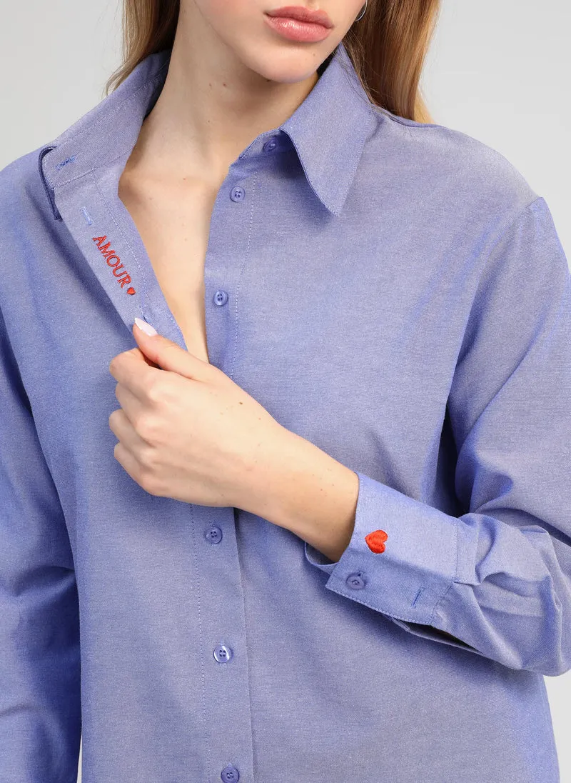 CHEMISE AIMALY bleu