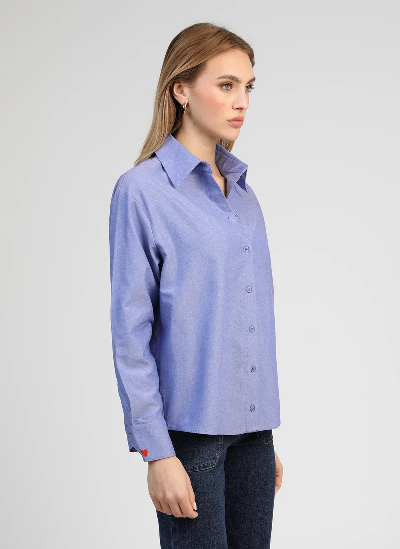 CHEMISE AIMALY bleu
