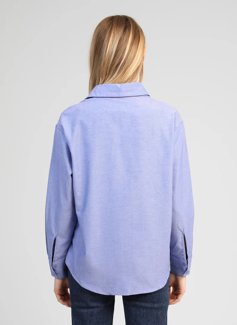 CHEMISE AIMALY bleu