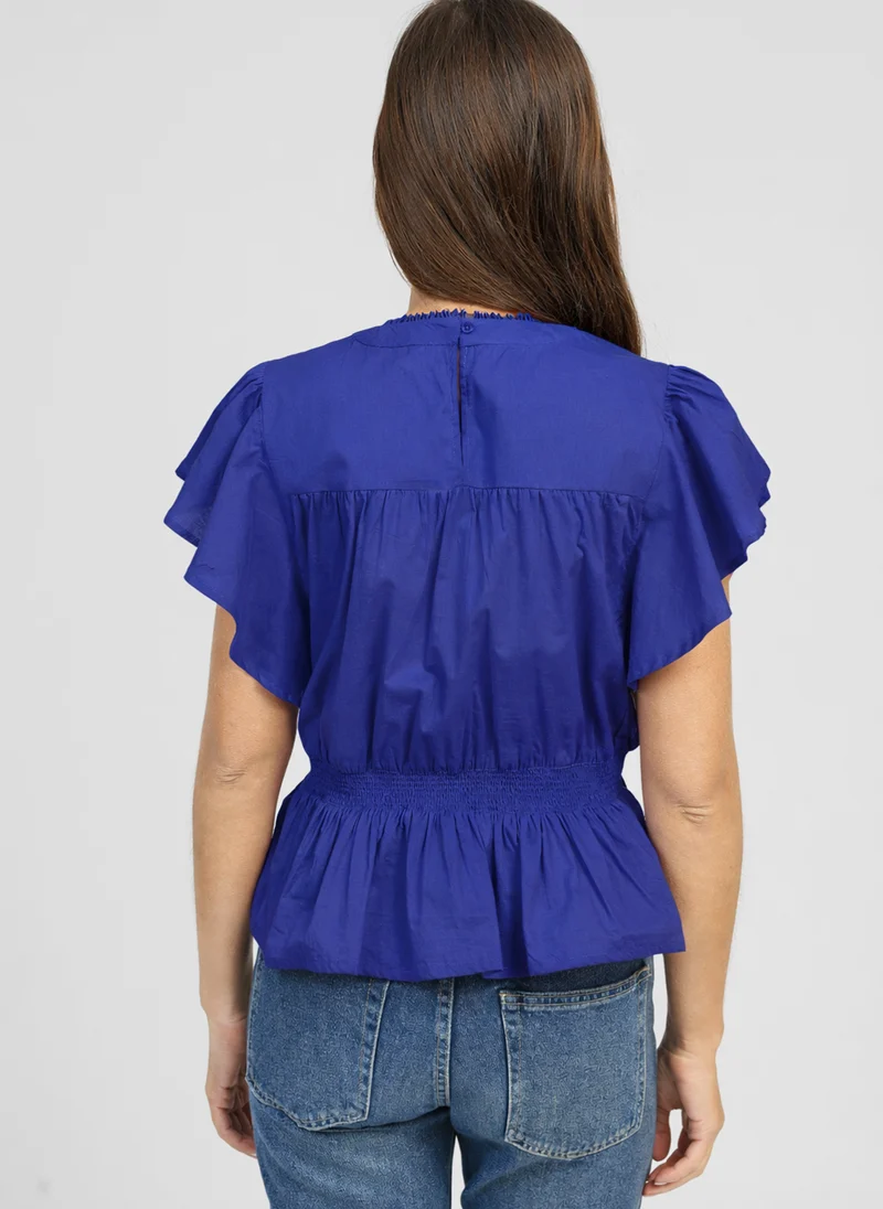 BLOUSE SALEKINA indigo