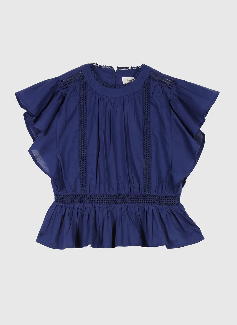 BLOUSE SALEKINA indigo