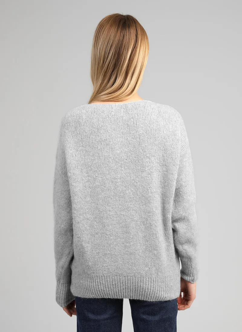 PULL LEBOUM gris clair