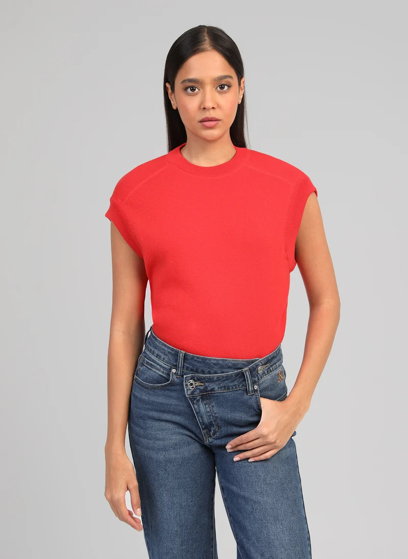 PULL VIZTY rouge