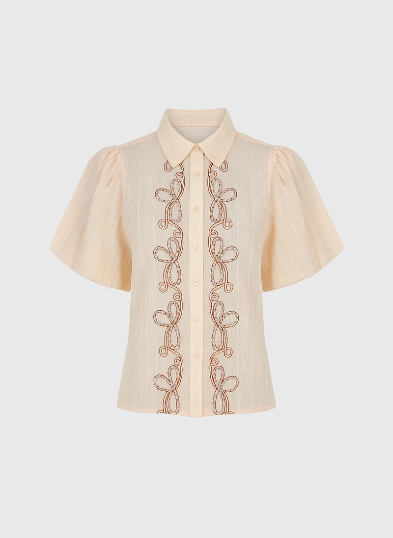 CHEMISE SIRKA peche