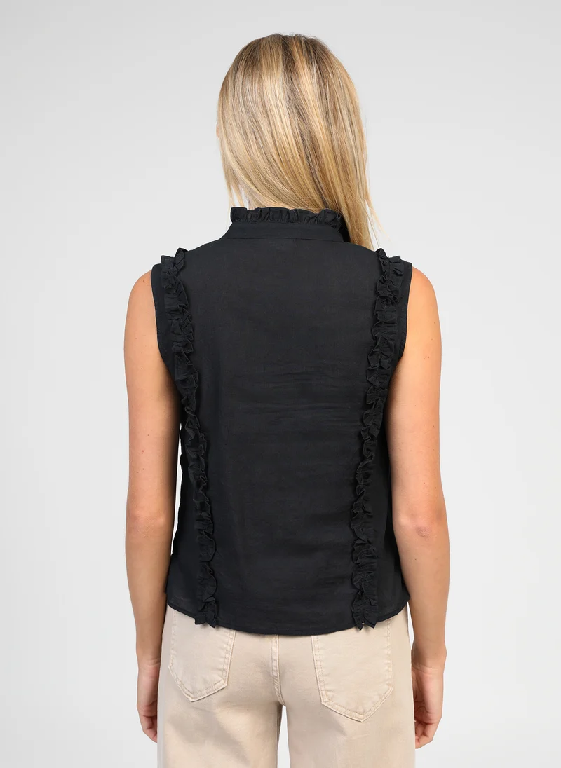 CHEMISE SLOANE noir