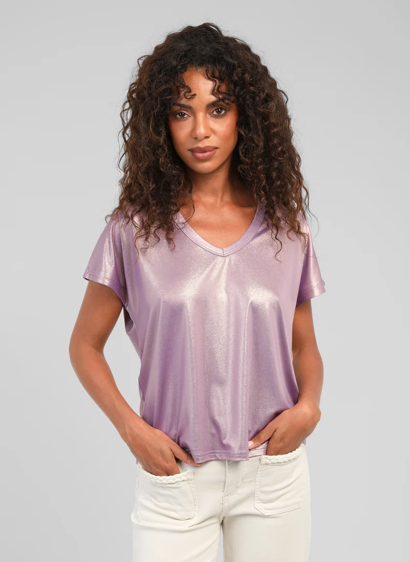 T-SHIRT AGNEZA parme