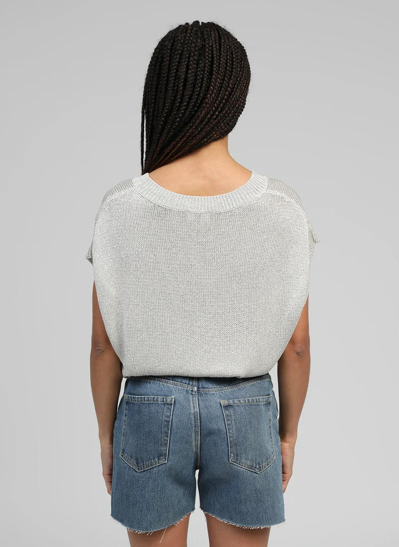 PULL LAMELBA or blanc