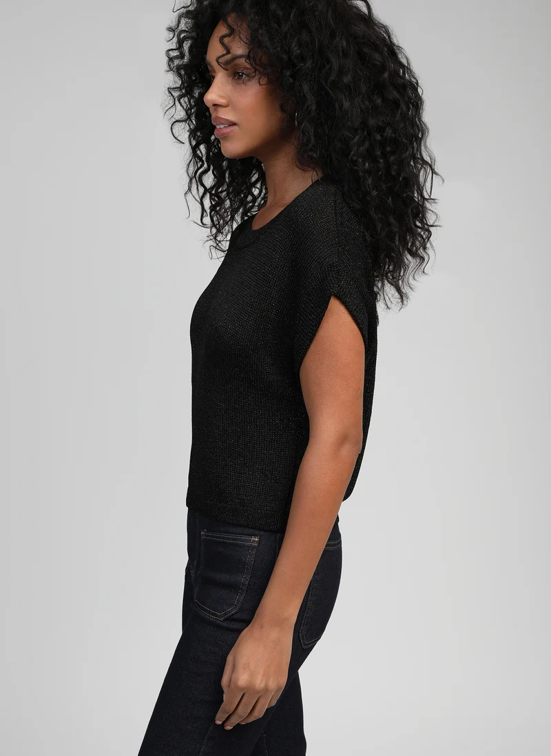 PULL LAMELBA noir