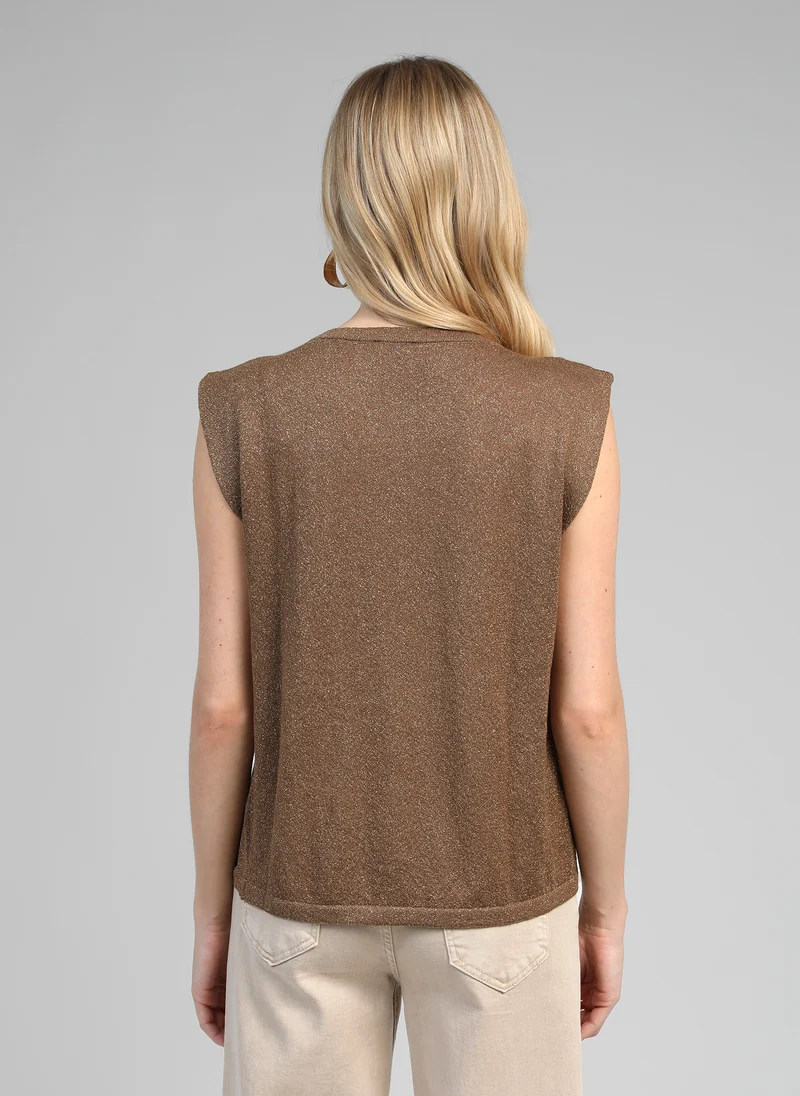 PULL LENATI noisette