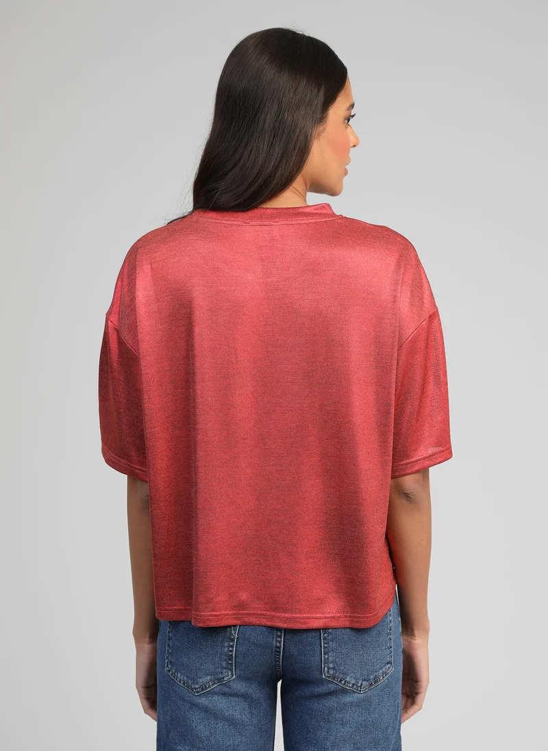 T-SHIRT AKOMILA rouge