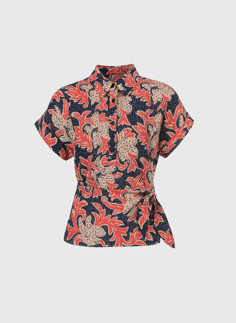 CHEMISE SEBELA kelia bleu