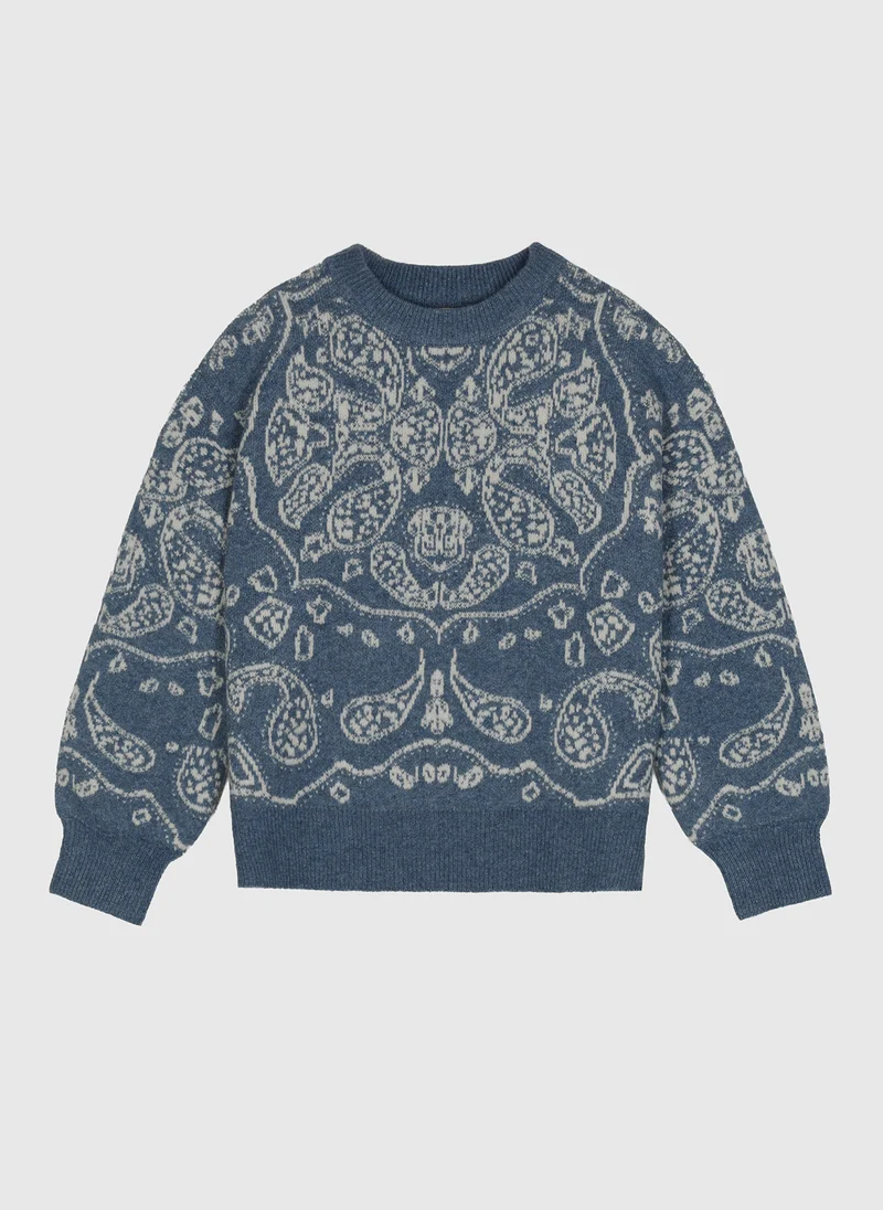 PULL NIDANA indigo