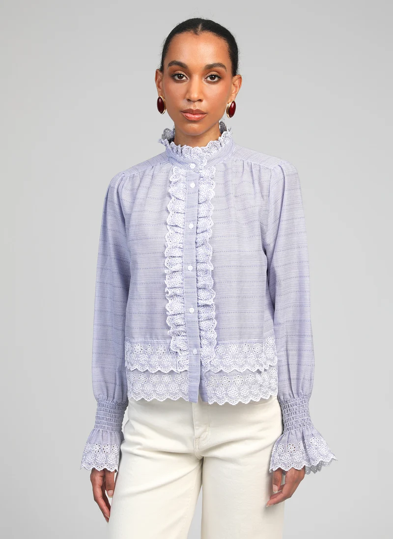CHEMISE SELDA rayee