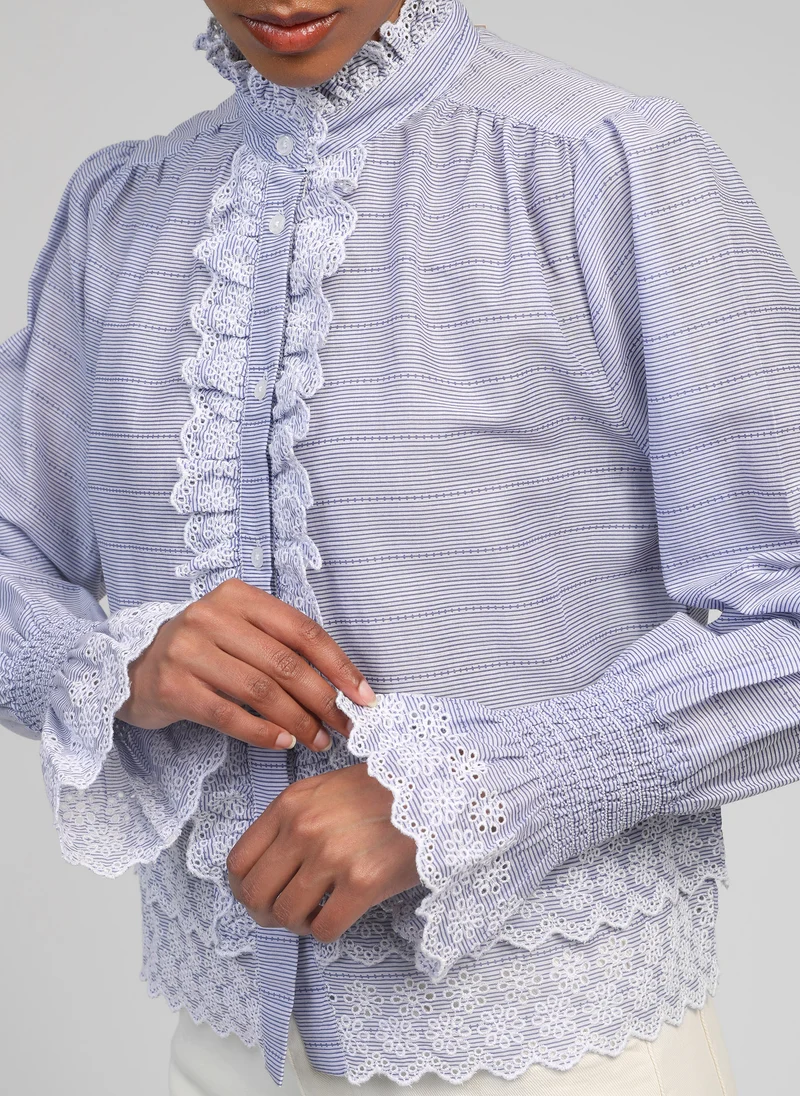 CHEMISE SELDA rayee
