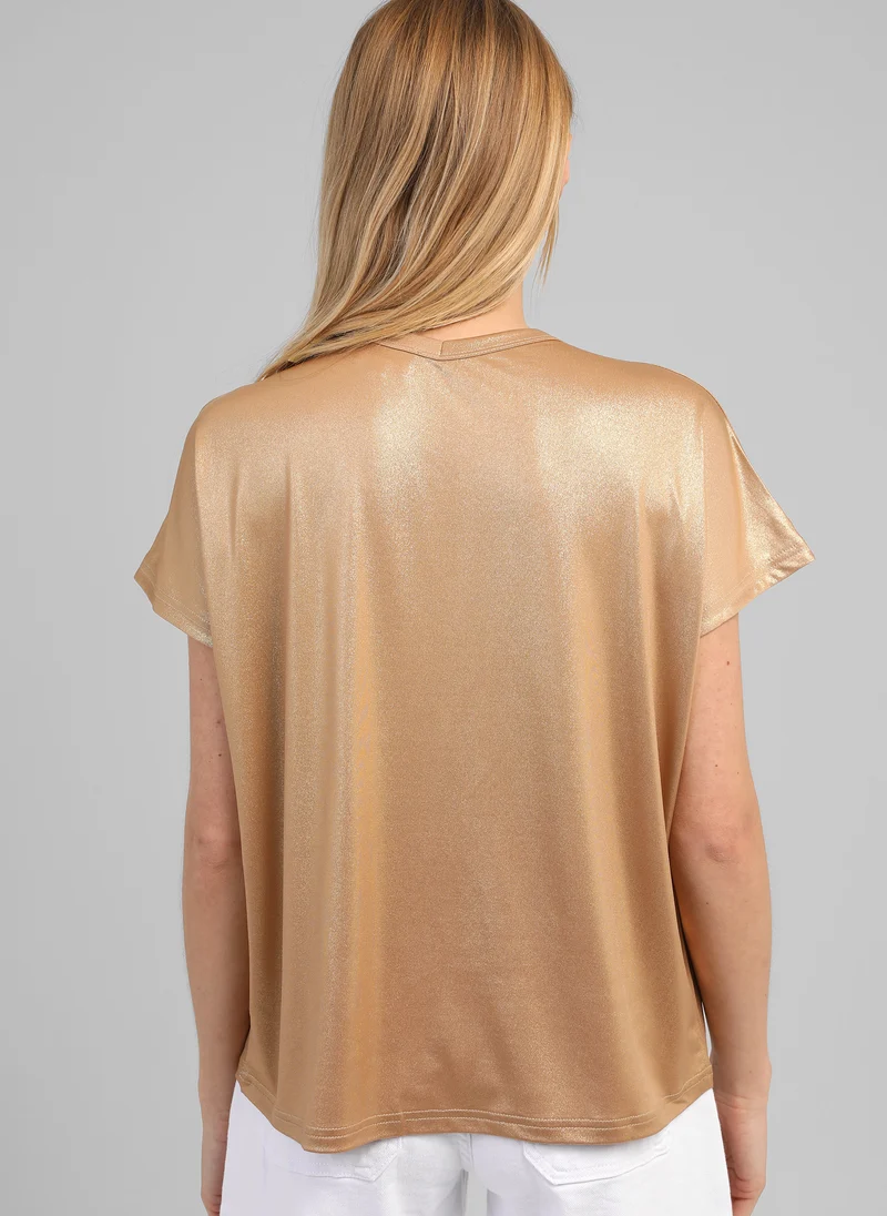 T-SHIRT AGNEZA beige