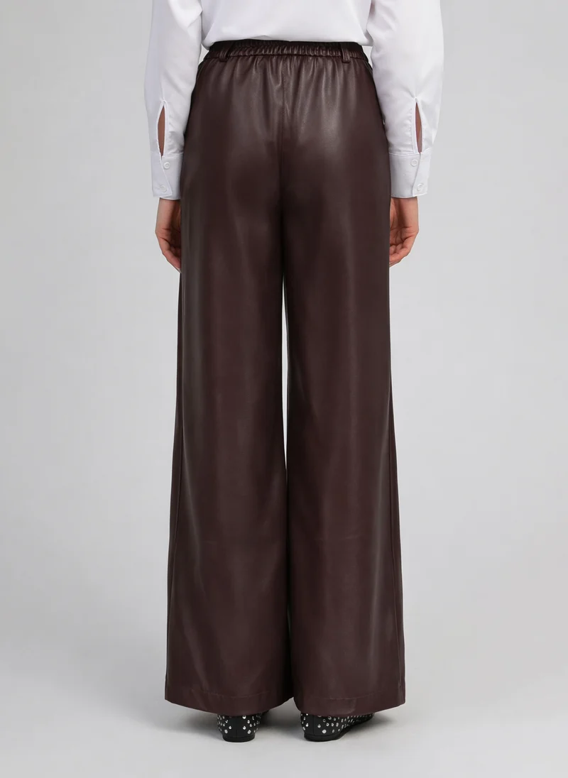 PANTALON PEONY wine