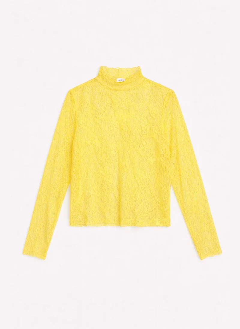 T-SHIRT ALIBANY jaune