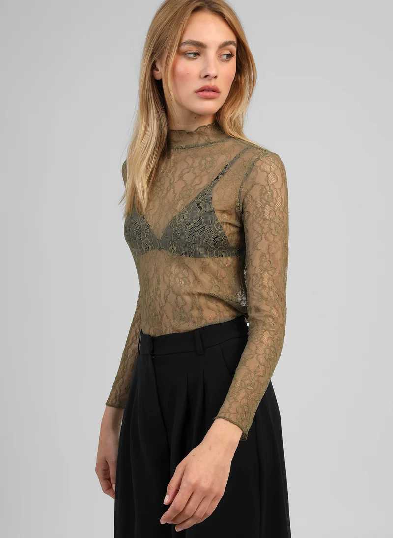 T-SHIRT ALIBANY tilleul