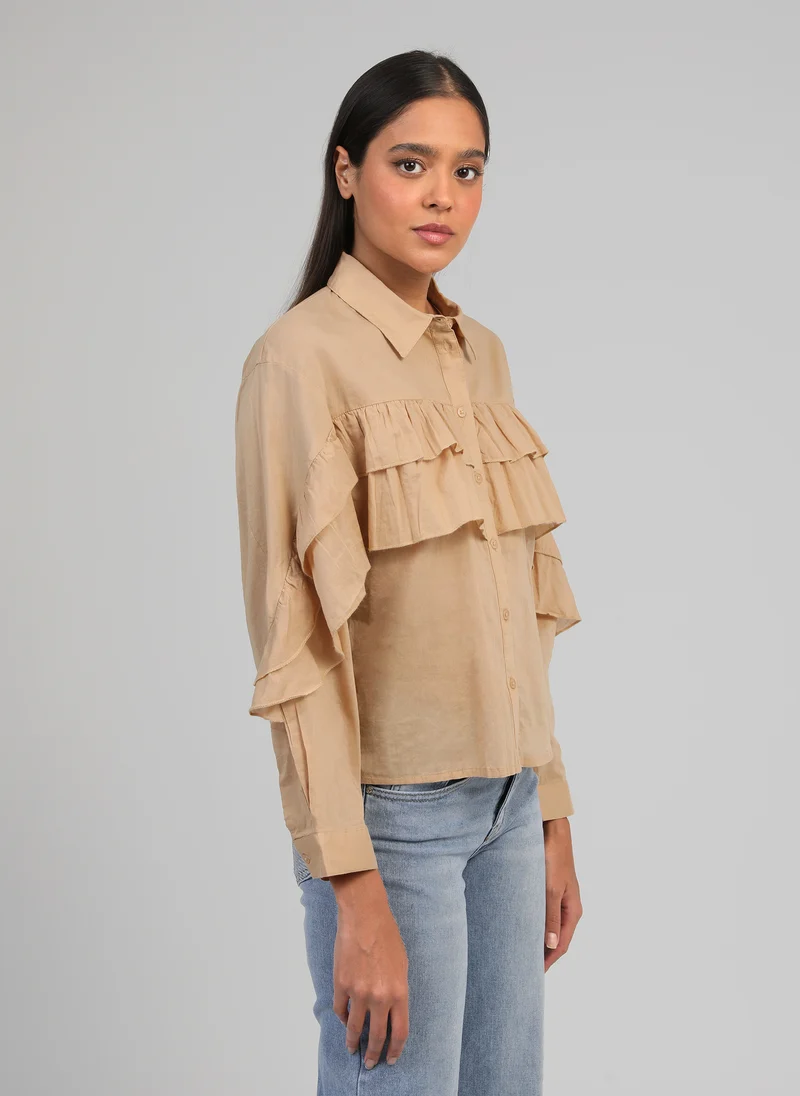 CHEMISE SUPREMA sable