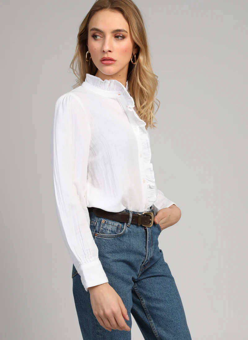 CHEMISE STEFILOU blanc