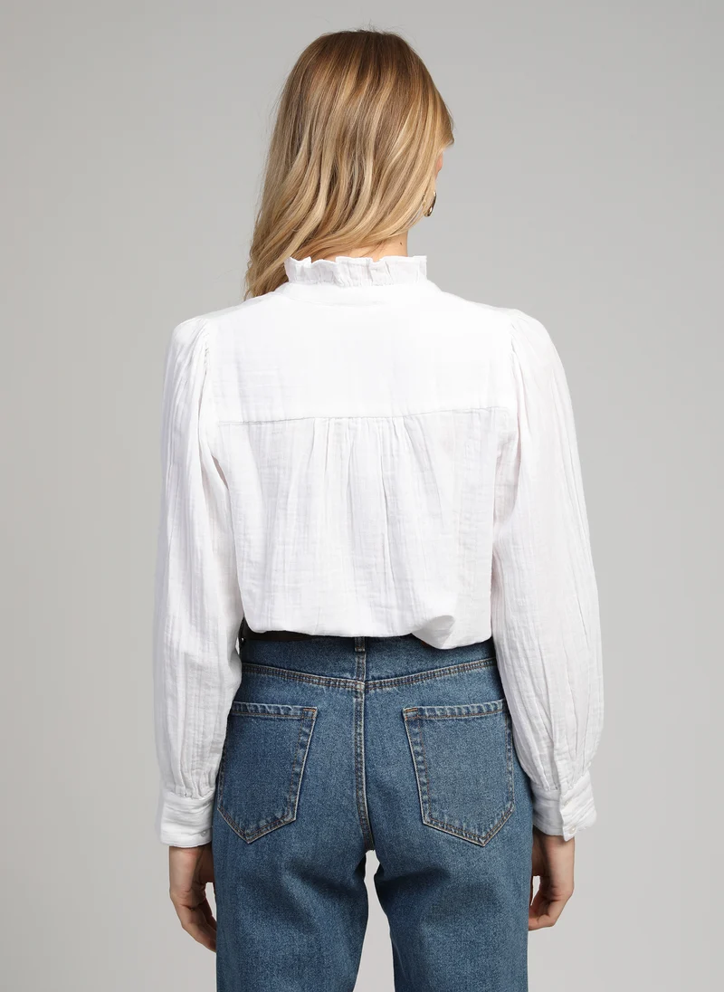 CHEMISE STEFILOU blanc