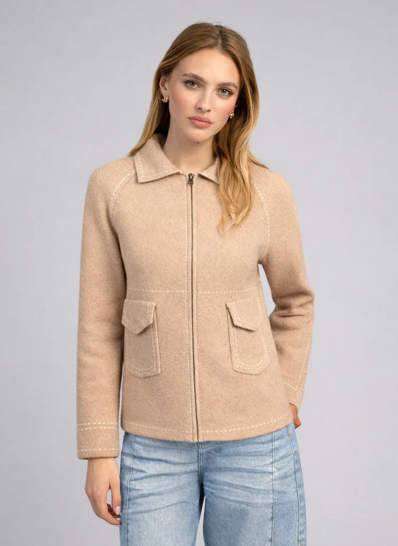 GILET NIBA beige