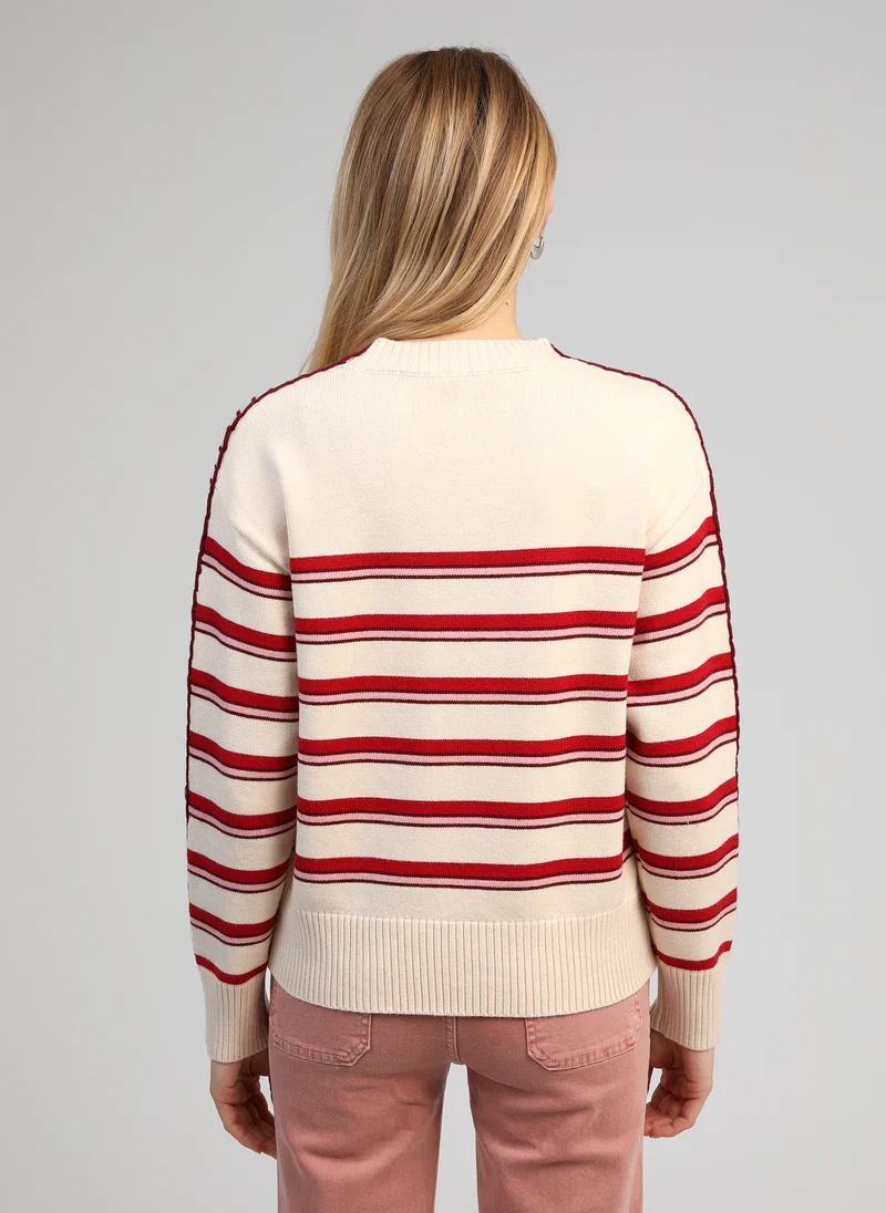 PULL NAUSIKA rouge