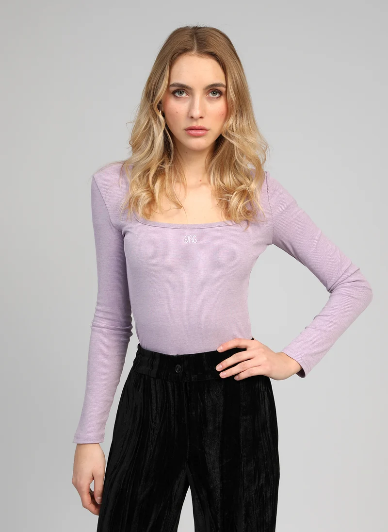 T-SHIRT AKCELY parme