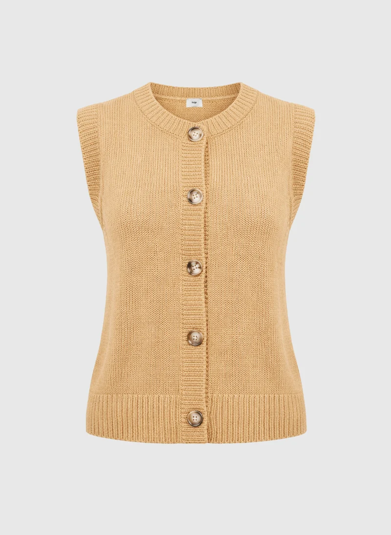 GILET LEVIONA beige