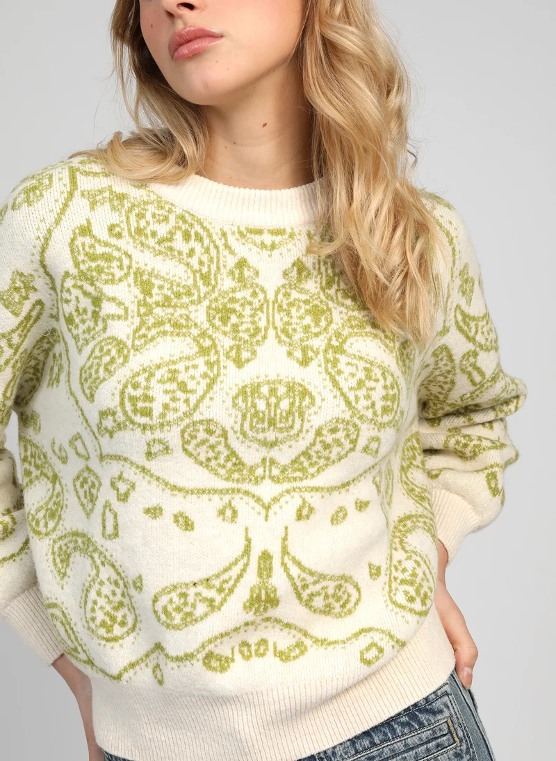 PULL NIDANA ecru