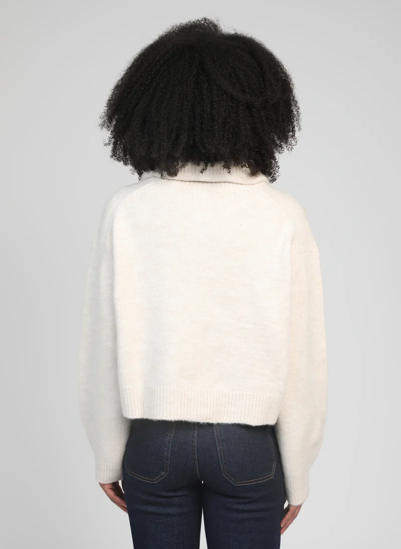 GILET LAKEYLA ecru
