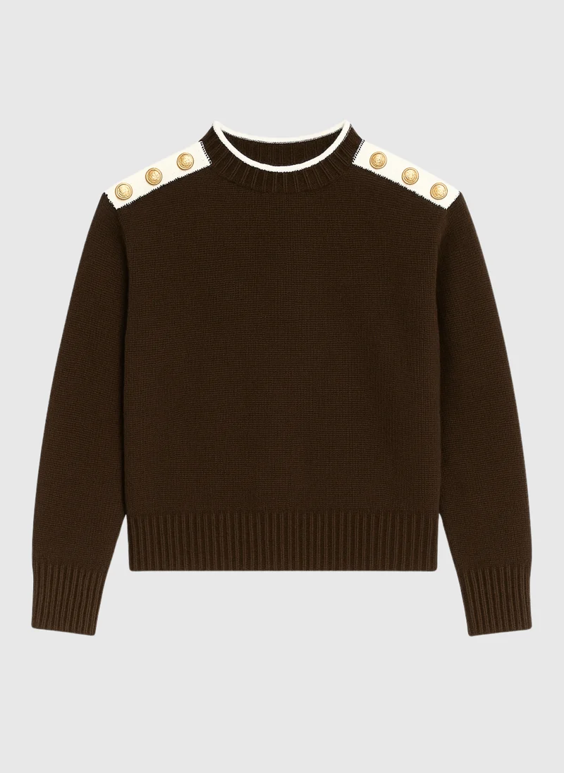 PULL LOUKI marron glace