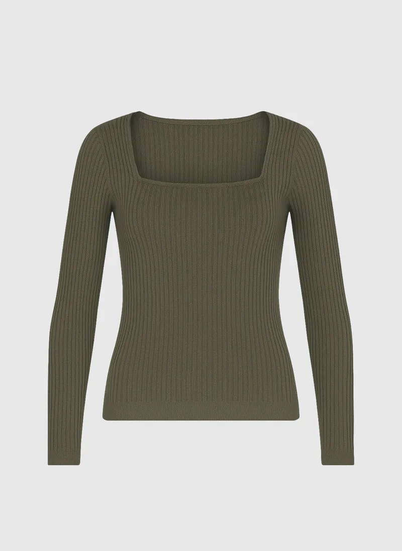 PULL LESIE militaire